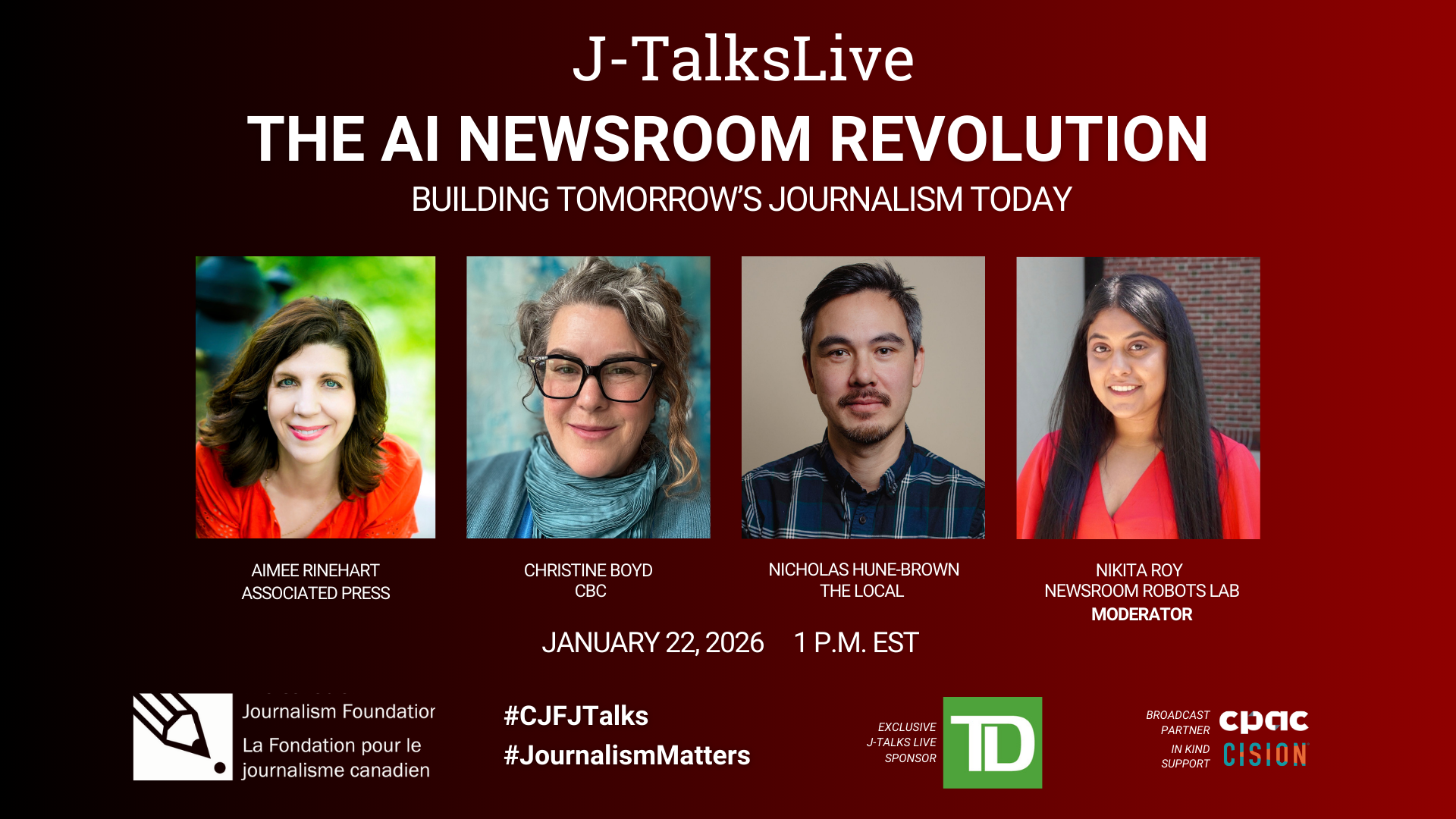 CJF J-Talks The AI Newsroom Revolution
