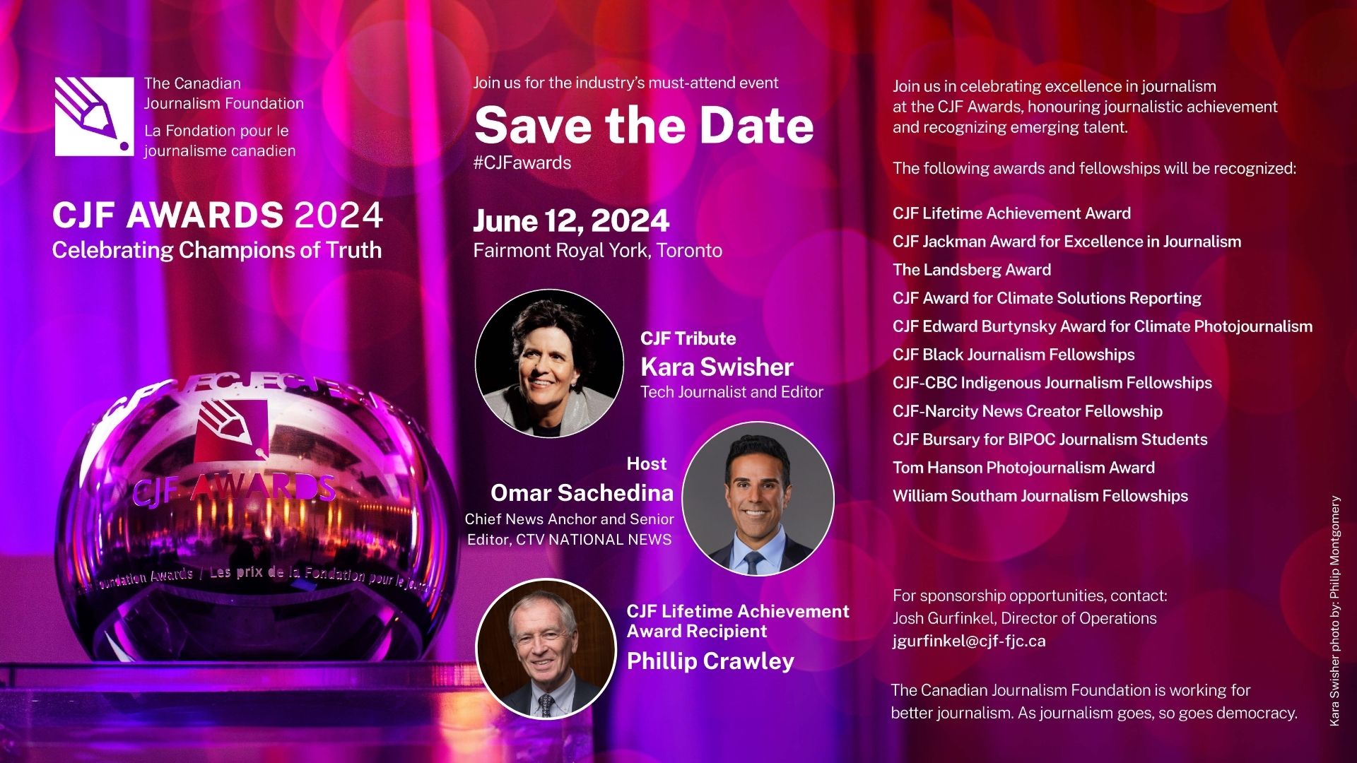 CJF Awards 2024 Save the Date June 12 2024